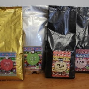 Chai Latte og Kakaodrik Gastro 750g - Økotaste - Økologiske specialiteter
