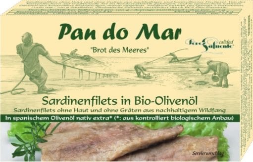 Makrel fileter i økologisk olivenolie 120g - Økotaste - Økologiske specialiteter