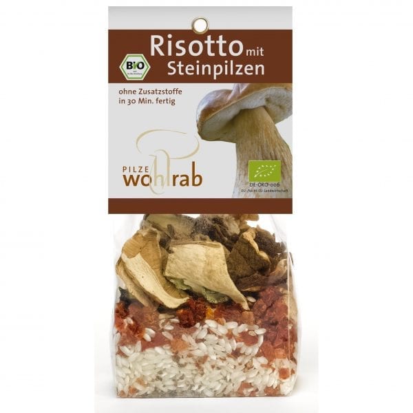 Risotto med tørret champignon - ØkoTaste - Økologiske specialiteter