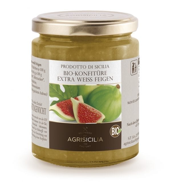 Økologisk marmelade og syltetøj fra Sicilien - Økologisk figensyltetøj (90% bær) - Økotaste