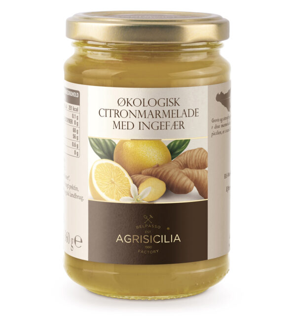 Agrisicilia citronmarmelade m. ingefær 1643